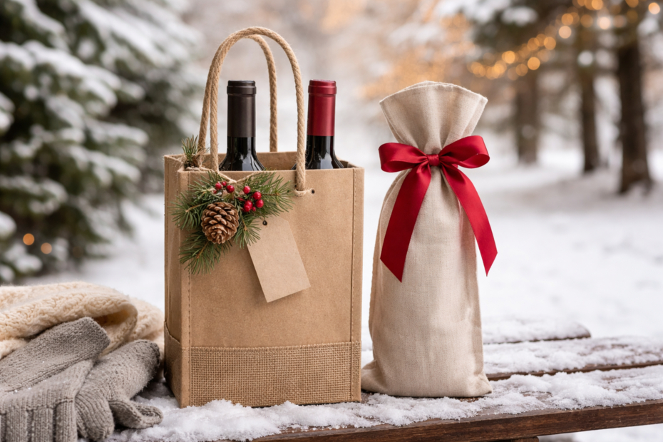 jak zabalit víno elegantně zima
